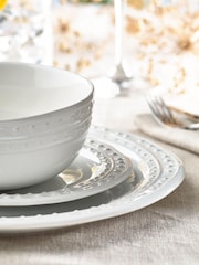 White Langley 12 Piece Dinner Set - Image 4 of 7