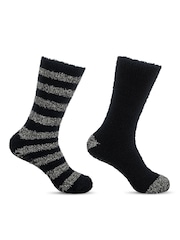 Totes Black Super Soft Cosy Slipper-Sox Socks 2 pack - Image 4 of 5