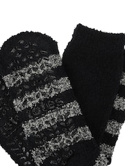 Totes Black Super Soft Cosy Slipper-Sox Socks 2 pack - Image 5 of 5