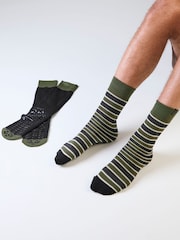 Totes Green Original Slipper-Sox Socks 2 Pack - Image 1 of 5