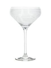 Mikasa Set of 4 Clear Cheers Champagne Saucer - Image 4 of 4