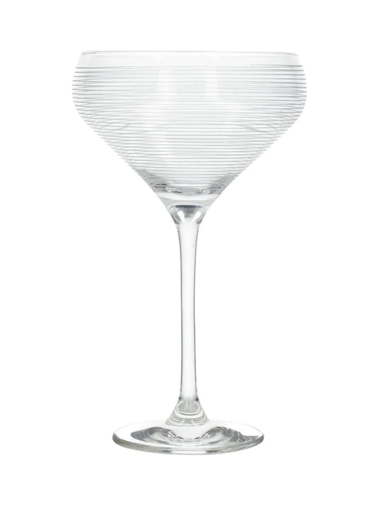 Mikasa Set of 4 Clear Cheers Champagne Saucer - Image 4 of 4