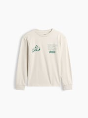 Gap Cream Doomsday Marvel Relaxed Graphic Long Sleeve T-Shirt (4-13yrs) - Image 1 of 3