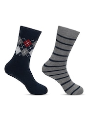 Totes Grey Original Slipper-Sox Socks 2 Pack - Image 2 of 5