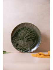 Mikasa Green Jardin Stoneware Round Ceramic Serving Platter - Image 1 of 7