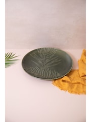 Mikasa Green Jardin Stoneware Round Ceramic Serving Platter - Image 2 of 7