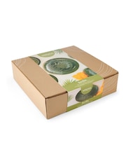 Mikasa Green Jardin Stoneware Round Ceramic Serving Platter - Image 5 of 7