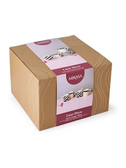 Mikasa Set of 4 White Luxe Deco Striped Fine China Mug - Image 3 of 5