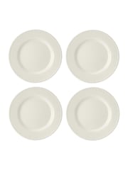 Mikasa Set of 4 White Cranborne Stoneware Side Plates - Image 2 of 5