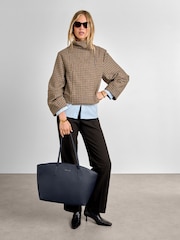 Katie Loxton Blue Harlyn Work Tote Bag - Image 1 of 6