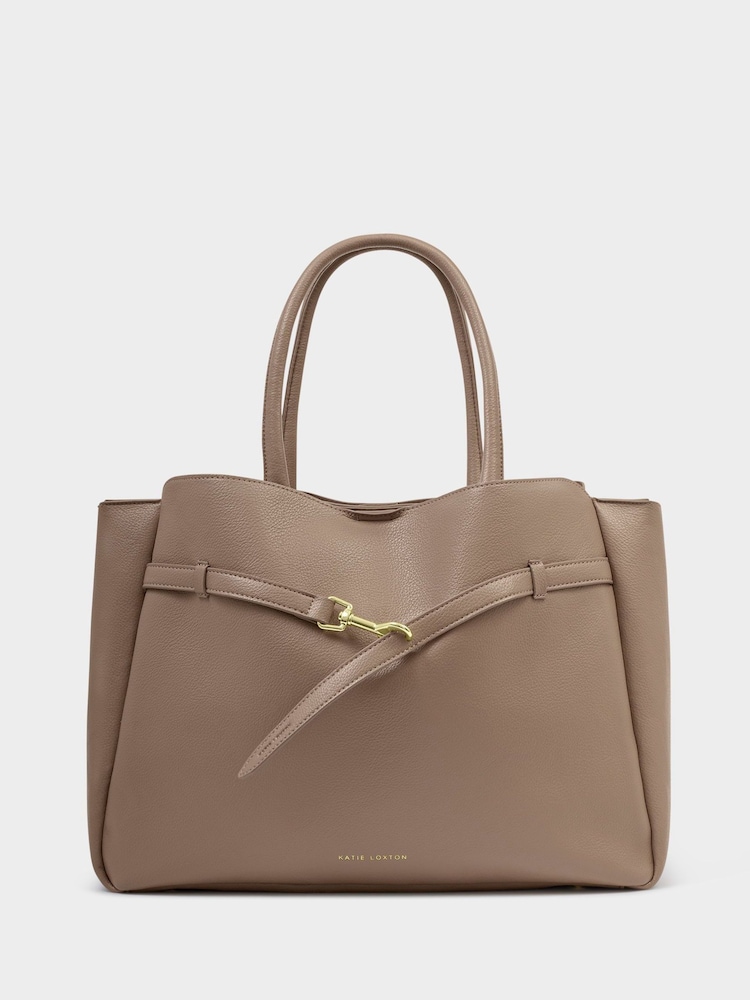 ブラウン - Katie Loxton Maddie ワーク トートバッグ - 画像 2 / 6