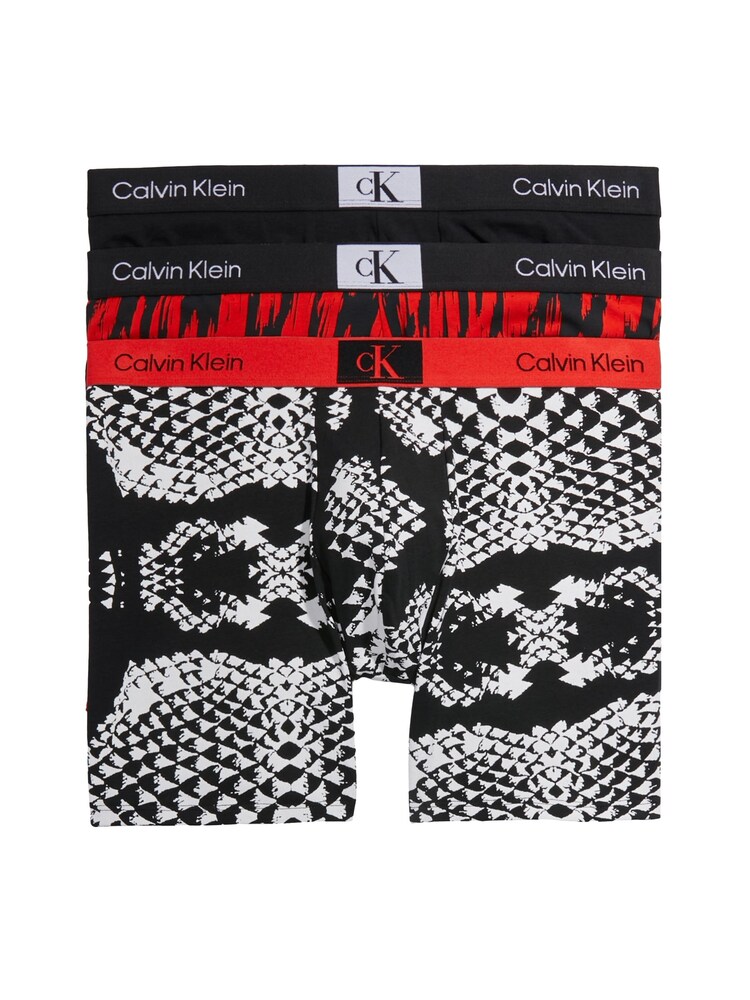 Calvin Klein Red CK-96 Trunks 3 Pack - Image 1 of 7