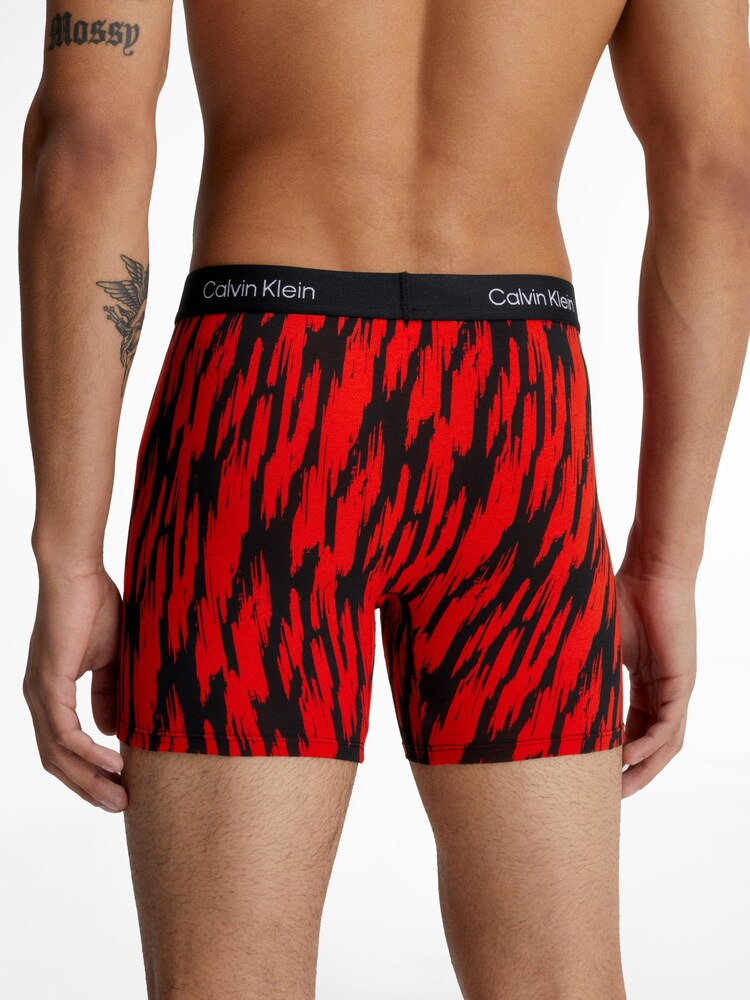 Calvin Klein Red CK-96 Trunks 3 Pack - Image 5 of 7