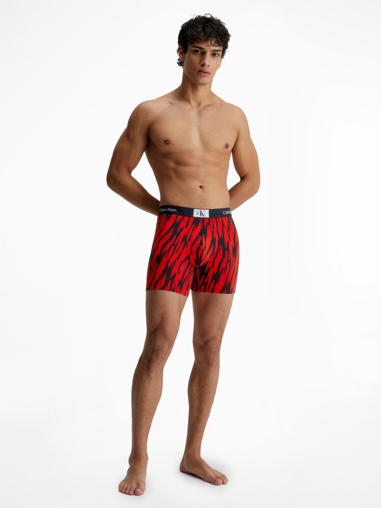 Calvin Klein Red CK-96 Trunks 3 Pack - Image 6 of 7