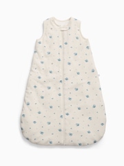MORI Cream Space Print Supersoft Front Opening Sleeping Bag 1.5 TOG - Image 3 of 6