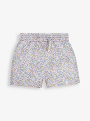 JoJo Maman Bébé Lemon Ditsy 2-Pack Ditsy Print & Pink Pretty Shorts - Image 2 of 5