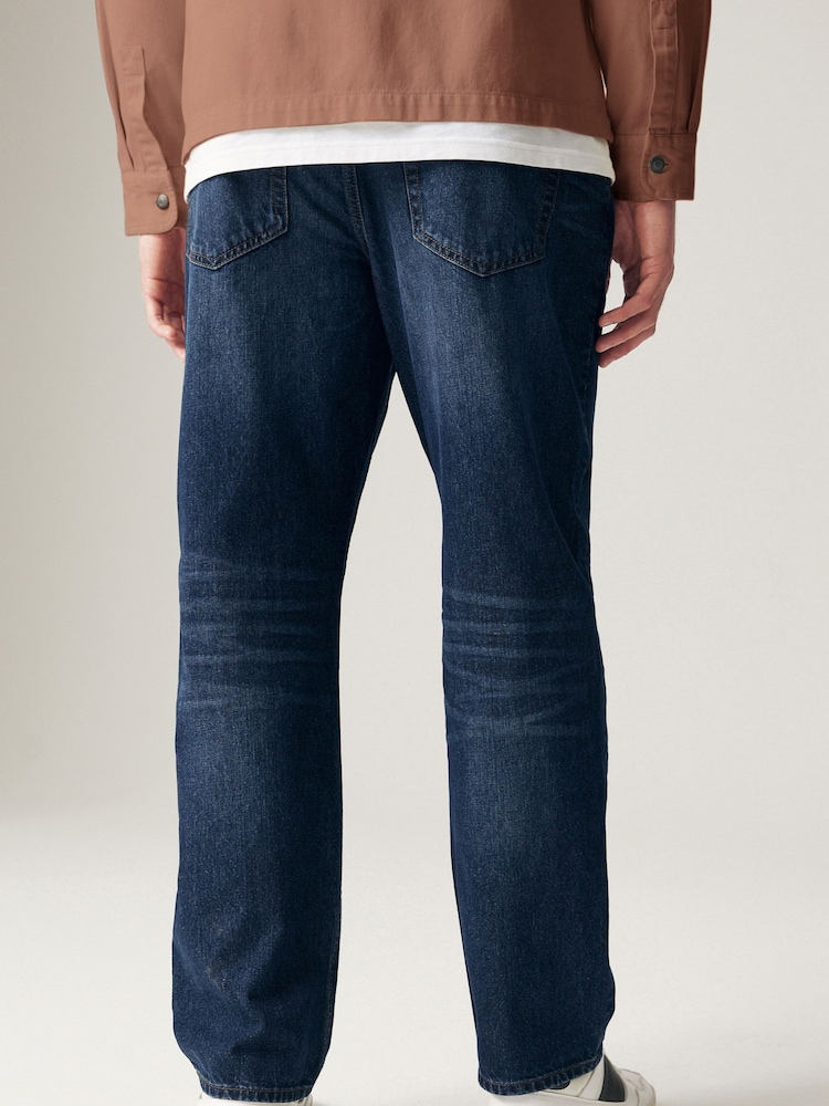 Bleu moyen - Coupe ample - Jean authentique 100% coton - Image 2 of 12
