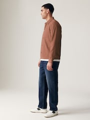 Bleu moyen - Coupe ample - Jean authentique 100% coton - Image 3 de 12