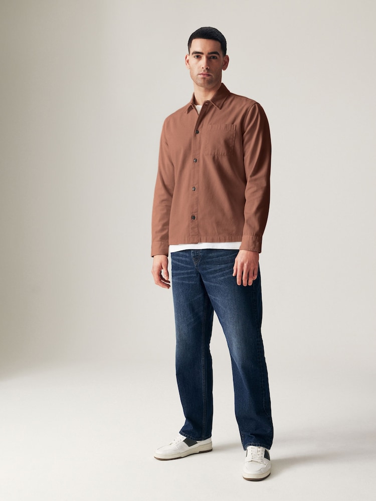 Bleu moyen - Coupe ample - Jean authentique 100% coton - Image 4 of 12