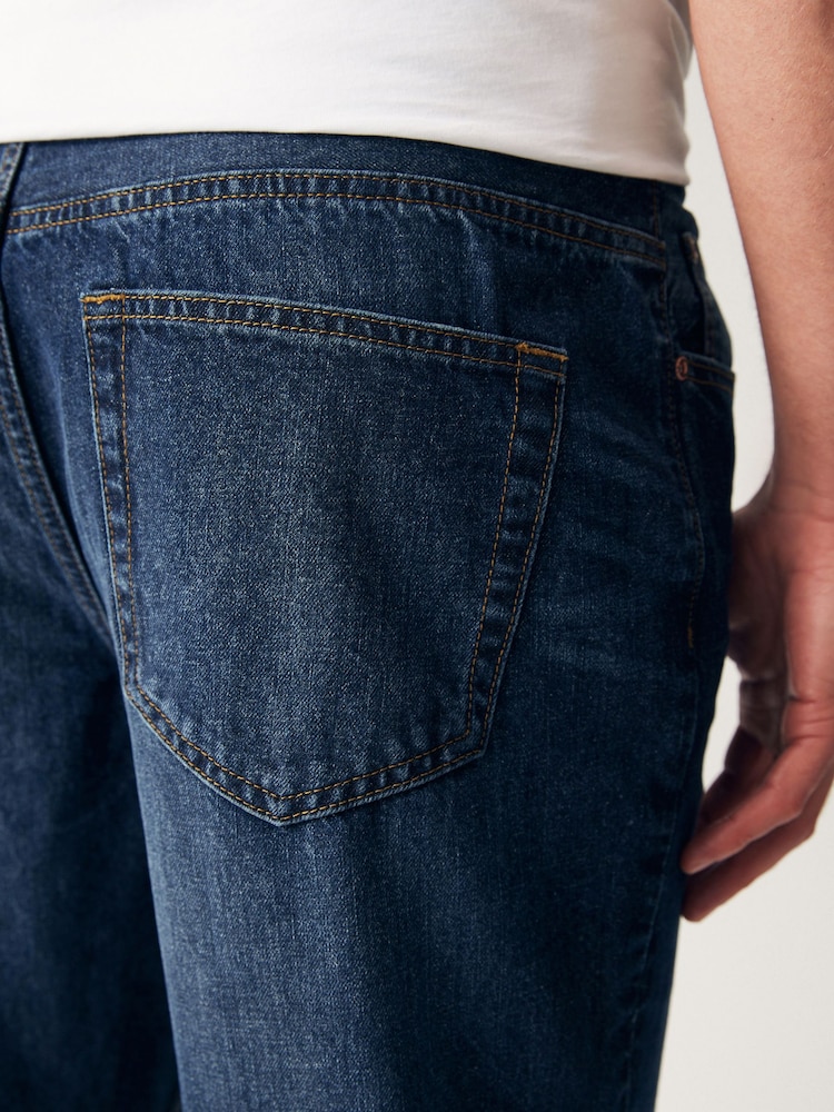Bleu moyen - Coupe ample - Jean authentique 100% coton - Image 5 of 12