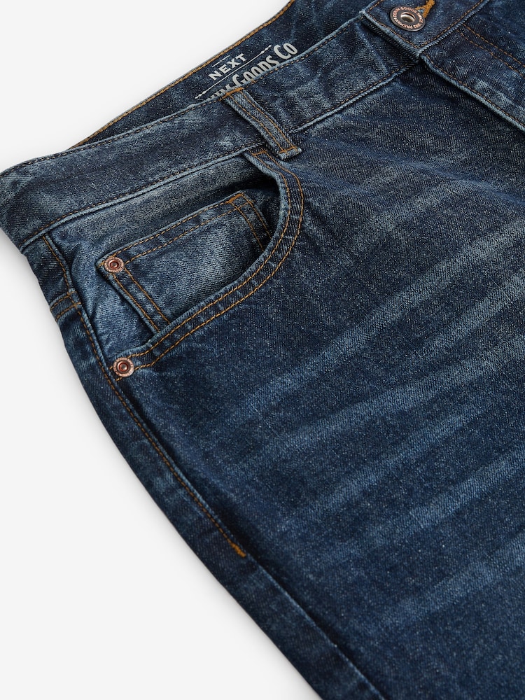 Bleu moyen - Coupe ample - Jean authentique 100% coton - Image 9 of 12