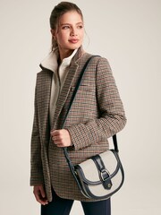 Joules Ludlow Navy Blue Canvas Cross Body Bag - Image 10 of 10