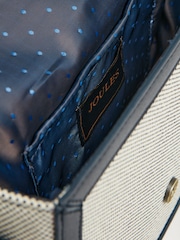 Joules Ludlow Navy Blue Canvas Cross Body Bag - Image 8 of 10