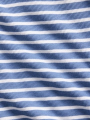 Gap Blue Stripe Rib Long Sleeve T-Shirt (5-13yrs) - Image 4 of 4