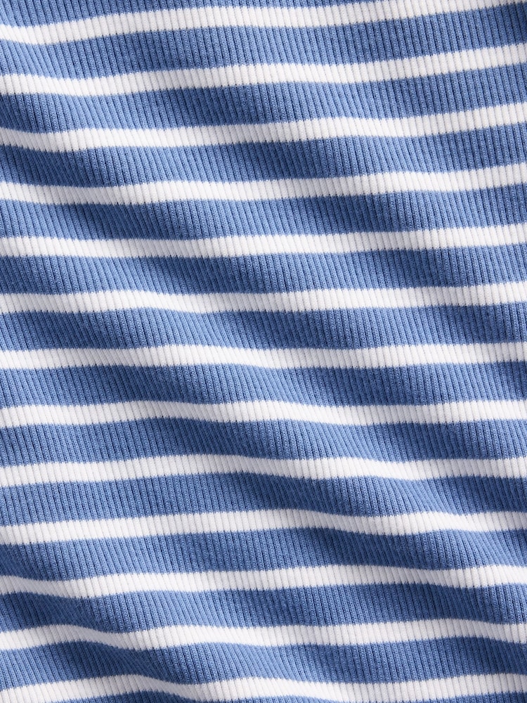 Gap Blue Stripe Rib Long Sleeve T-Shirt (5-13yrs) - Image 4 of 4 Gap Blue Stripe Rib Long Sleeve T-Shirt (5-13yrs) - Image 4 of 4