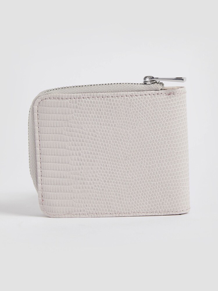 Bone White Mini Foldout Cardholder Purse - Image 2 of 4