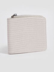 Bone White Mini Foldout Cardholder Purse - Image 3 of 4