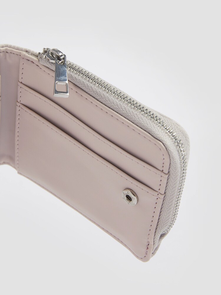 Bone White Mini Foldout Cardholder Purse - Image 4 of 4