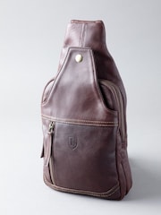 Lakeland Leather Brown Keswick Sling Bag - Image 1 of 4