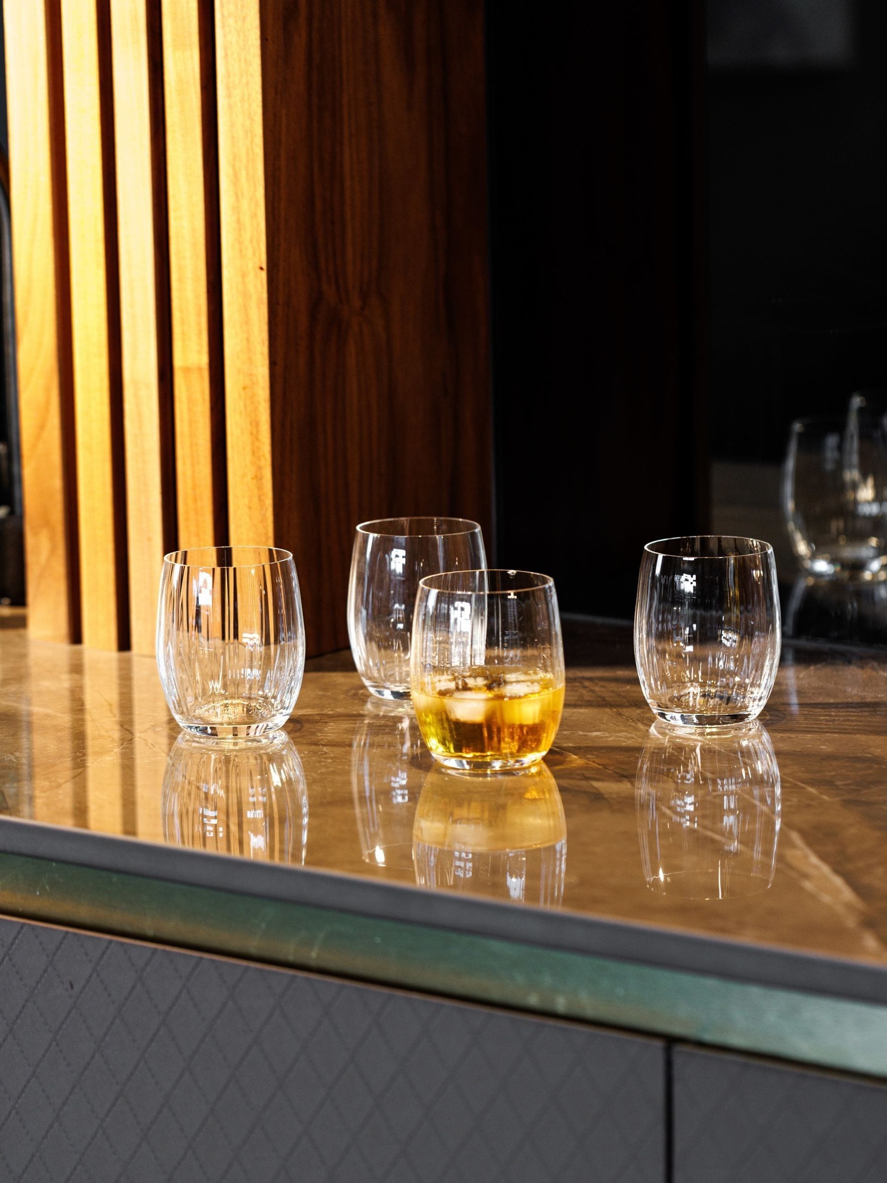 Mikasa Treviso 4-Piece Crystal Stemless Wine Glass Set, 350ml - Image 7