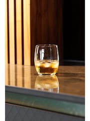 Mikasa Set of 4 Clear Treviso Crystal Stemless Wine Glasses - Image 2 of 4