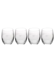 Mikasa Set of 4 Clear Treviso Crystal Stemless Wine Glasses - Image 3 of 4