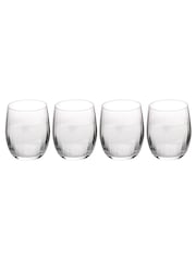 Mikasa Set of 4 Clear Treviso Crystal Stemless Wine Glasses - Image 5 of 5