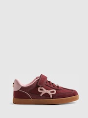 River Island Red Bow Strap Trainers - Image 1 of 5