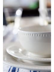 Mikasa Set of 4 White Cranborne Ceramic Cereal Bowl - Image 2 of 6