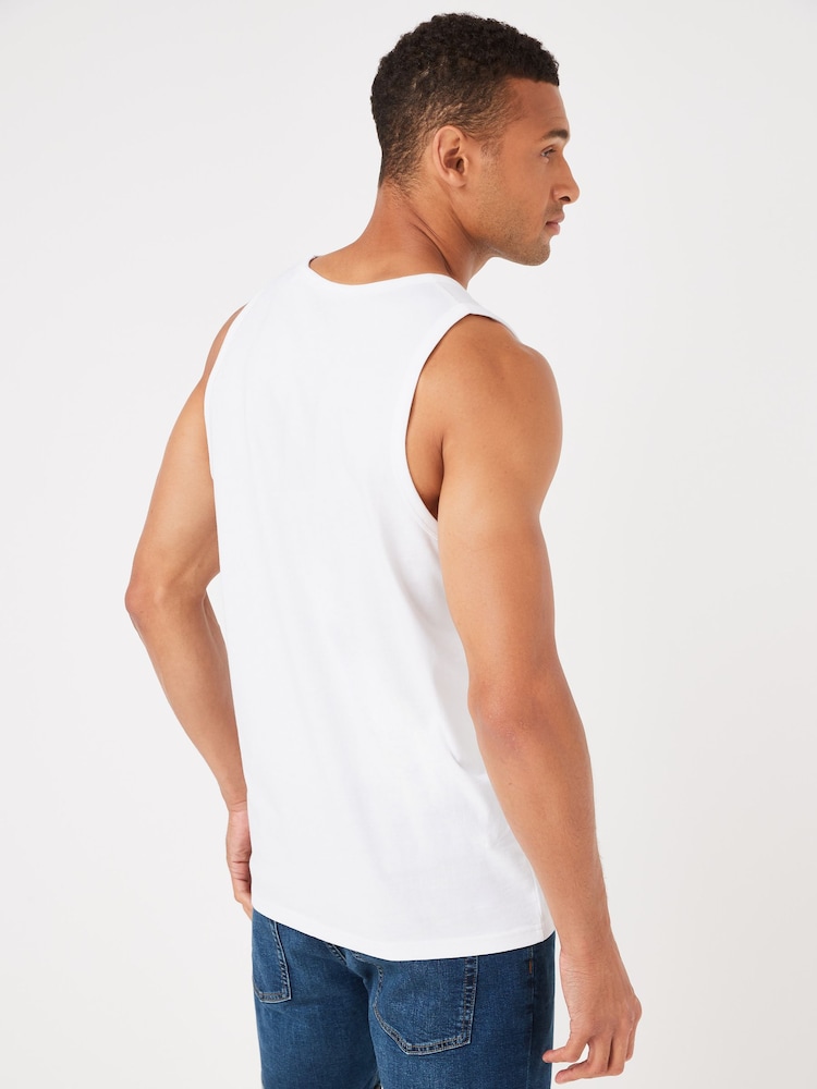 Blanc - Ajustement régulier - Gilet - Image 3 of 5