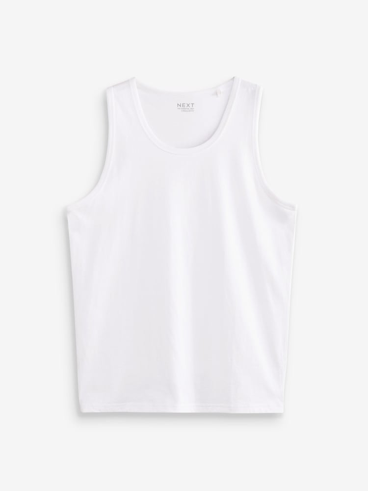 White Regular Fit Vest - Image 5 of 5