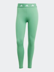 adidas Green Techfit 7/8 Leggings - Image 7 of 7