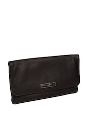 Черный - Кожаный клатч Pure Luxuries London Golders - Изображение 3 из 5