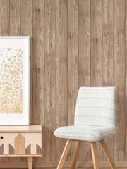 Urban Walls Natural Lumber Wood Wallpaper - Image 1 of 4