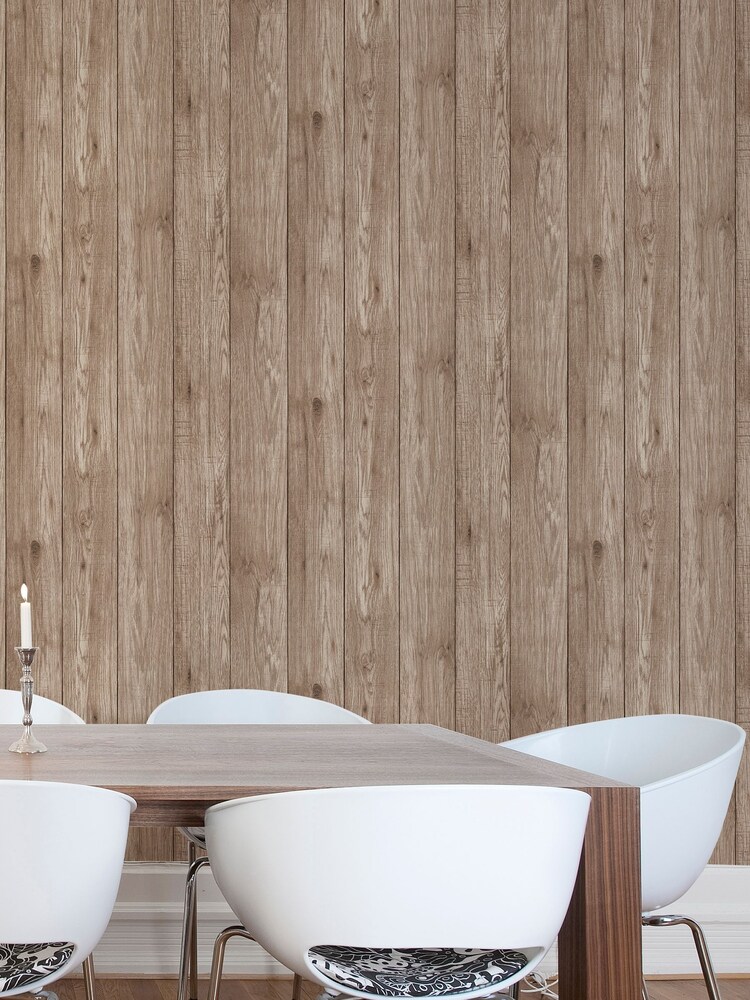 Urban Walls Natural Lumber Wood Wallpaper - Image 2 of 4