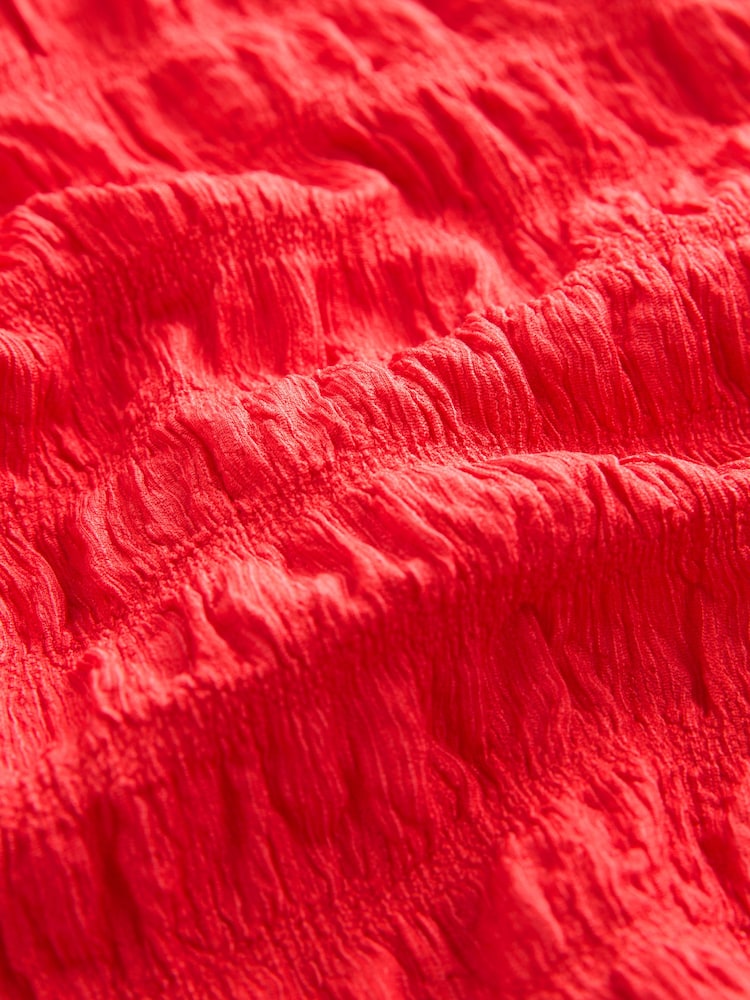 Red Textured Top (3-16yrs) - Image 8 of 8