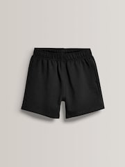 Black 100% Cotton Jersey School Shorts (3-16yrs) - Image 6 of 8