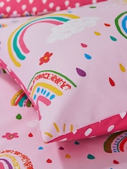 Silentnight Yellow Kids Healthy Growth Rainbow Duvet Cover and Pillowcase Set - Image 3 of 4