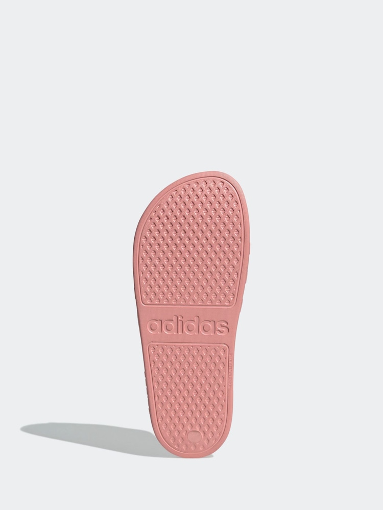 adidas Pink Adilette Aqua Sliders - Image 7 of 8