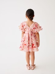 Baker by Ted Baker Pink 3D Butterfly Dress - Image 2 of 10